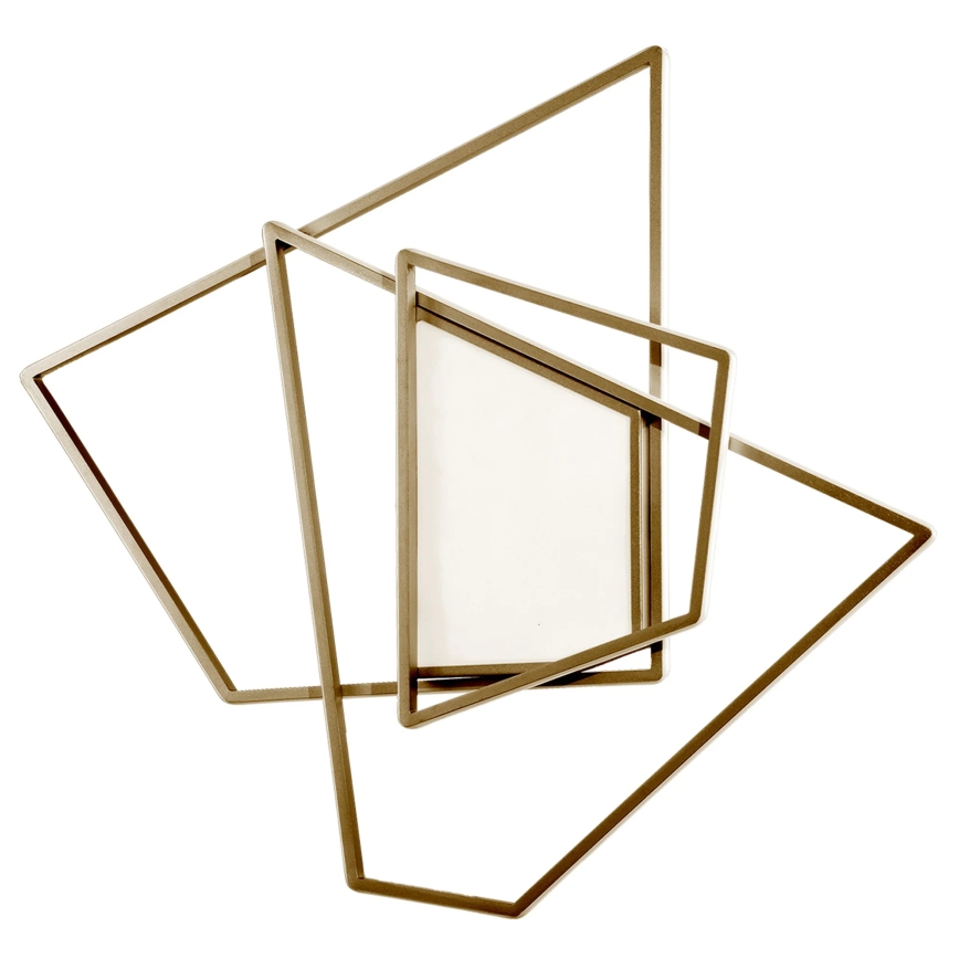 Ondaluce - Plafonnier LED dimmable GALAXY LED/90W/230V 71x84 cm doré