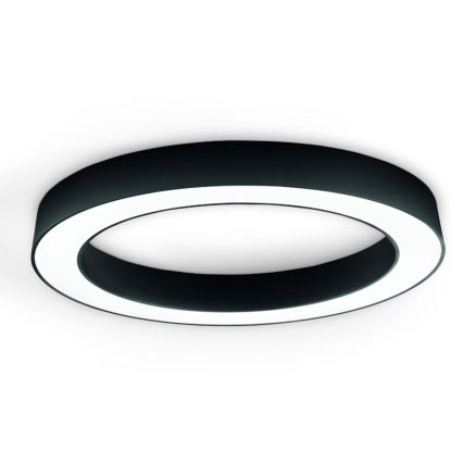Ondaluce - Plafonnier LED dimmable GLOBUS LED/80W/230V 3000/4000K Ø 100 cm noir