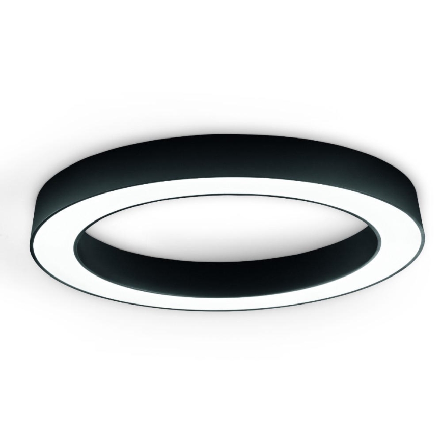 Ondaluce - Plafonnier LED dimmable GLOBUS LED/80W/230V 3000/4000K Ø 100 cm noir