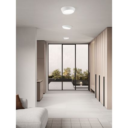 Ondaluce - Plafonnier LED dimmable HALF LED/25W/230V 3000/4000K Ø 38,5 cm blanc