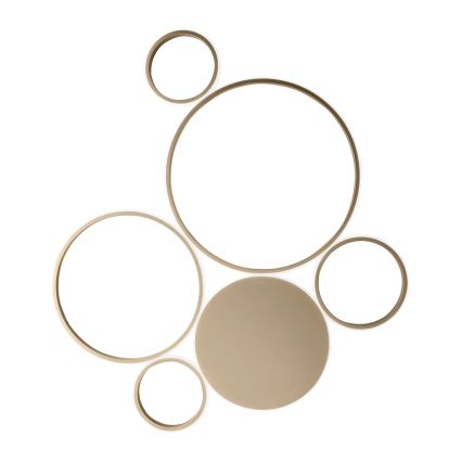 Ondaluce - Plafonnier LED dimmable POIS LED/68W/230V doré