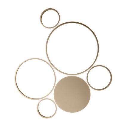 Ondaluce - Plafonnier LED dimmable POIS LED/68W/230V doré