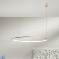 Ondaluce - Suspension LED à intensité variable sur câble SOEL LED/28W/230V Ø 60 cm, dorée