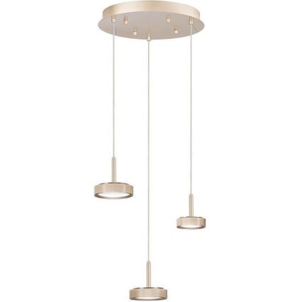 Ondaluce - Suspension LED dimmable à câble NINA LED/24W/230V Ø 35 cm dorée
