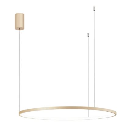 Ondaluce - Suspension LED dimmable sur câble SOEL LED/38W/230V Ø 80 cm dorée