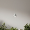 Ondaluce - Suspension sur câble CONCRETE 1xGU10/7,5W/230V Ø 10,5 cm béton/gris
