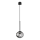 Ondaluce - Suspension sur câble JEWEL 1xE14/10W/230V Ø 17 cm noir / noir fumé