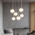 Ondaluce - Suspension sur câble JEWEL 6xE14/10W/230V Ø 55 cm doré/blanc