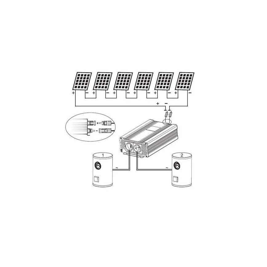 Onduleur solaire pour chauffe-eau ECO Solar Boost Evo MPPT-4000 4kW