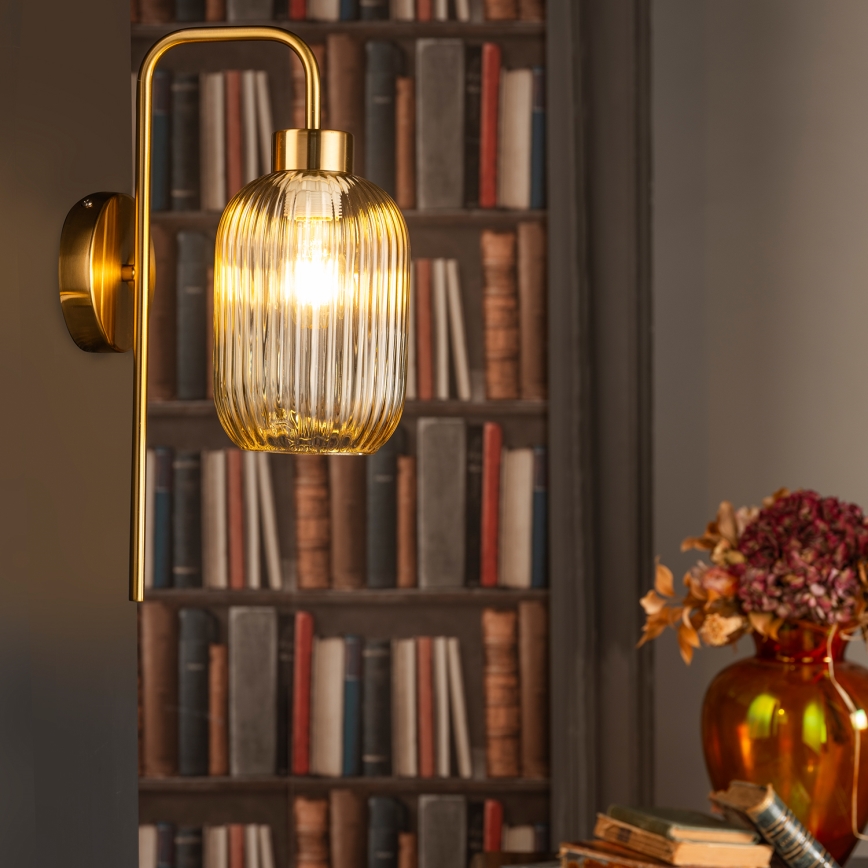 ONLI - Applique murale DOROTY 1xE27/15W/230V en laiton