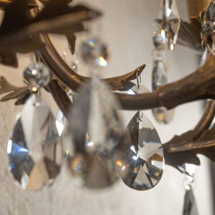 ONLI - Applique murale TERESA 5xE14/6W/230V bronze