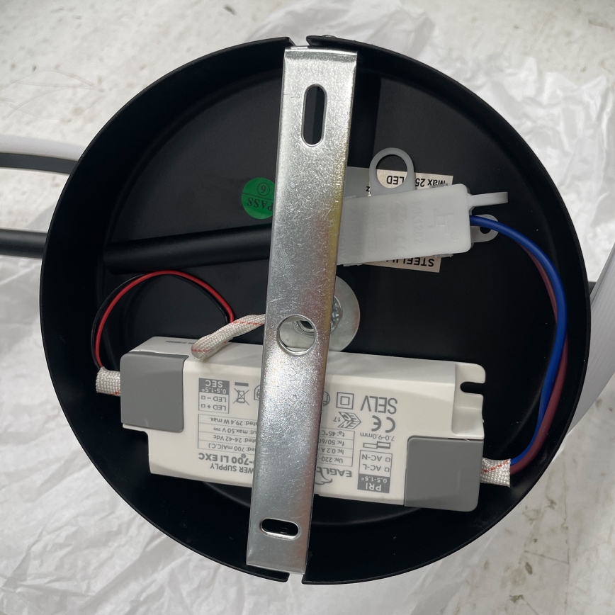 ONLI - Applique murale TWIST LED/25W/230V 4000K noir