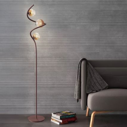 ONLI - Lampadaire FRIDA 3xG9/10W/230V cuivre