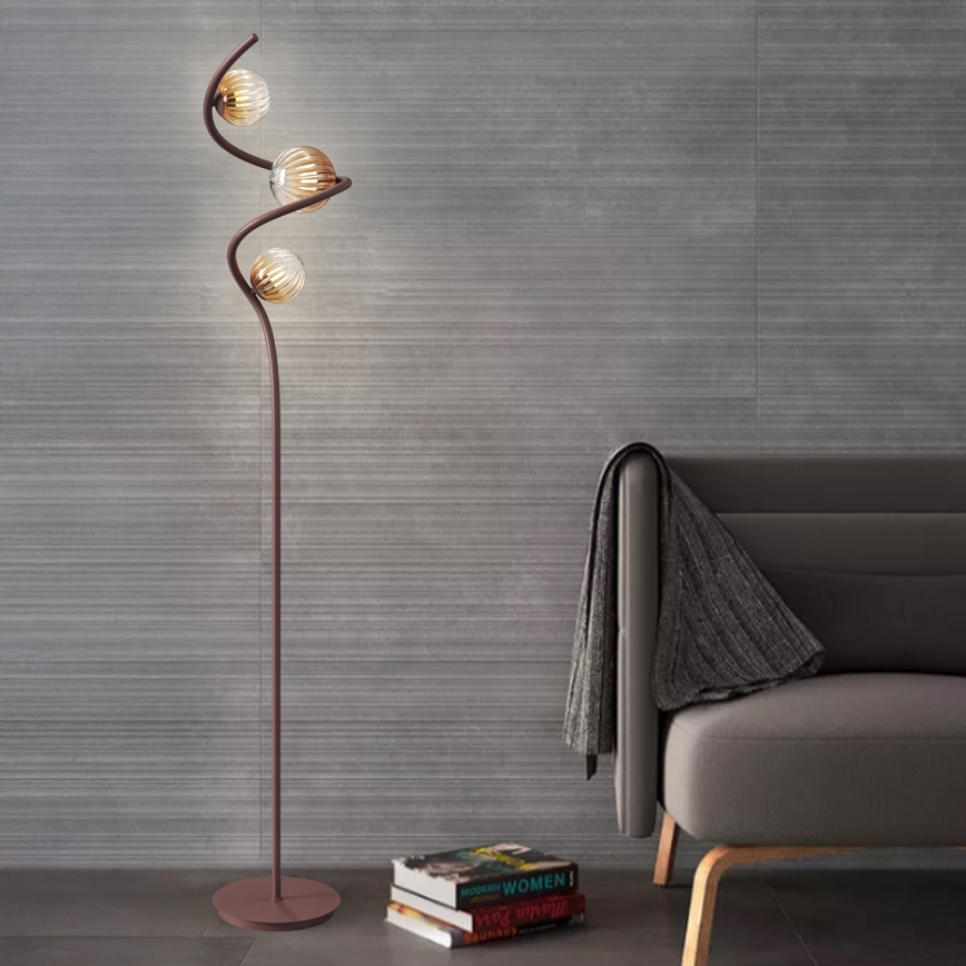 ONLI - Lampadaire FRIDA 3xG9/10W/230V cuivre