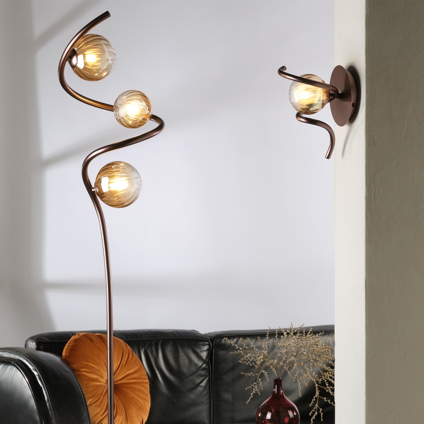 ONLI - Lampadaire FRIDA 3xG9/10W/230V cuivre