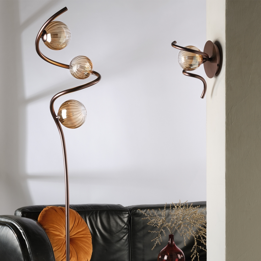 ONLI - Lampadaire FRIDA 3xG9/10W/230V cuivre