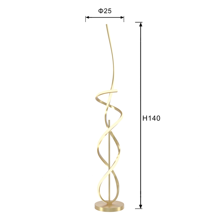 ONLI - Lampadaire KIRA LED/31W/230V 4000K doré