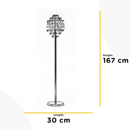 ONLI - Lampadaire RUBEN 2xE27/22W/230V