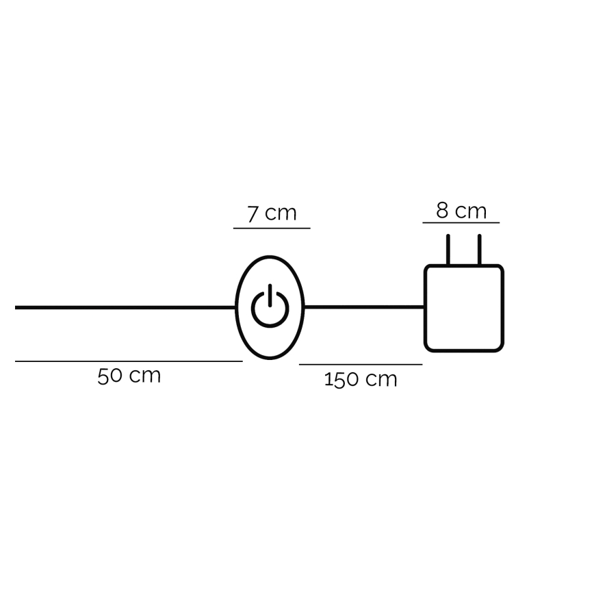 ONLI - Lampadaire TWIST LED/24W/230V 4000K noir
