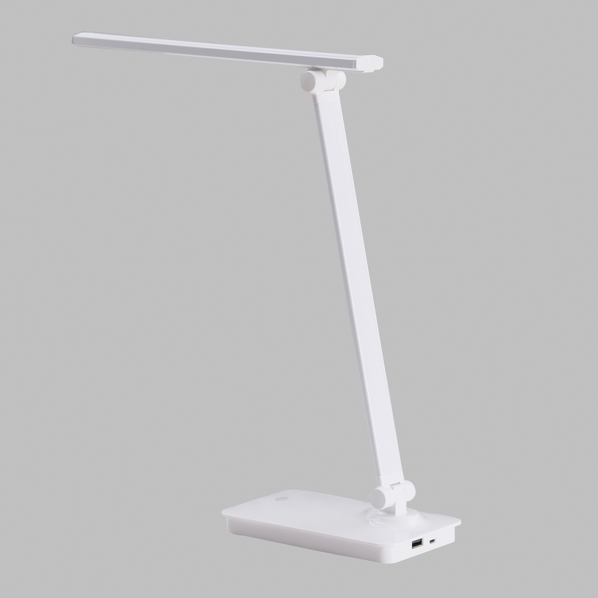 ONLI - Lampe de table à Intensité variable avec USB portem DESKI LED/7W/230V 4000K blanc