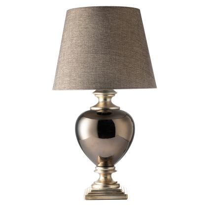 ONLI - Lampe de table AMADEUS 1xE27/15W/230V grise