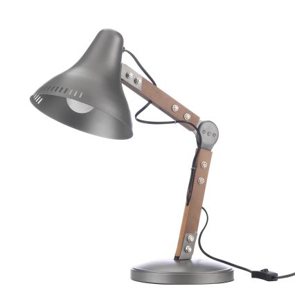 ONLI - Lampe de table ARCHITETTO 1xE27/22W/230V 62 cm gris/marron