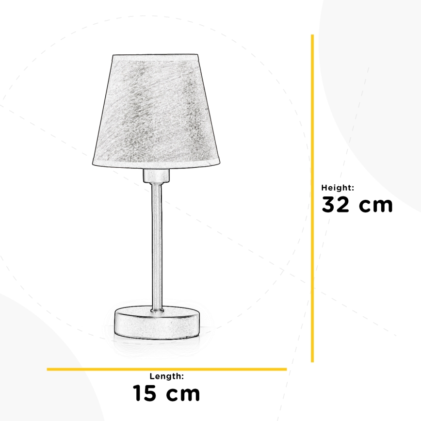 ONLI - Lampe de table ASIA 1xE14/6W/230V 32 cm