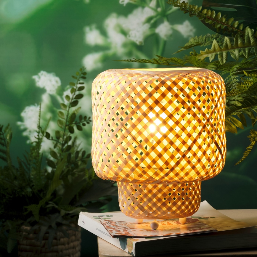 ONLI - Lampe de table BAMBOO 1xE27/22W/230V bambou