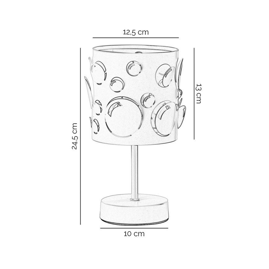 ONLI - Lampe de table BOLLICINE 1xE14/6W/230V 22 cm blanche