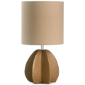 ONLI - Lampe de table CARAMBOLA 1xE14/6W/230V beige/marron