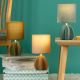 ONLI - Lampe de table CARAMBOLA 1xE14/6W/230V beige/marron