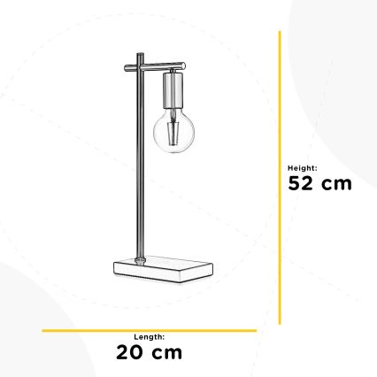 ONLI - Lampe de table CROSS 1xE27/22W/230V 52 cm