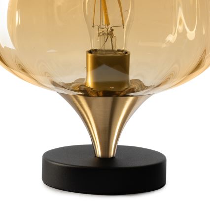 ONLI - Lampe de table ELIDE 1xE27/15W/230V noire/cuivrée