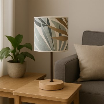 ONLI - Lampe de table FLORA 1xE27/22W/230V 28 cm vert/doré