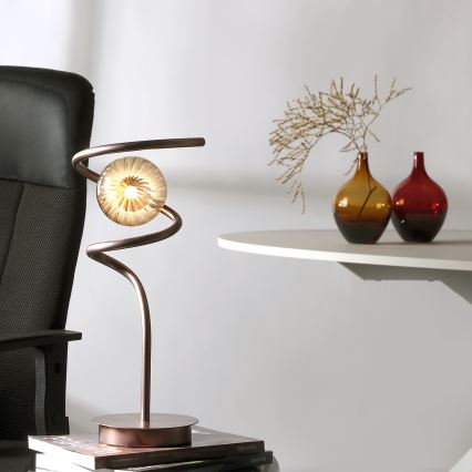 ONLI - Lampe de table FRIDA 1xG9/10W/230V 42 cm cuivre