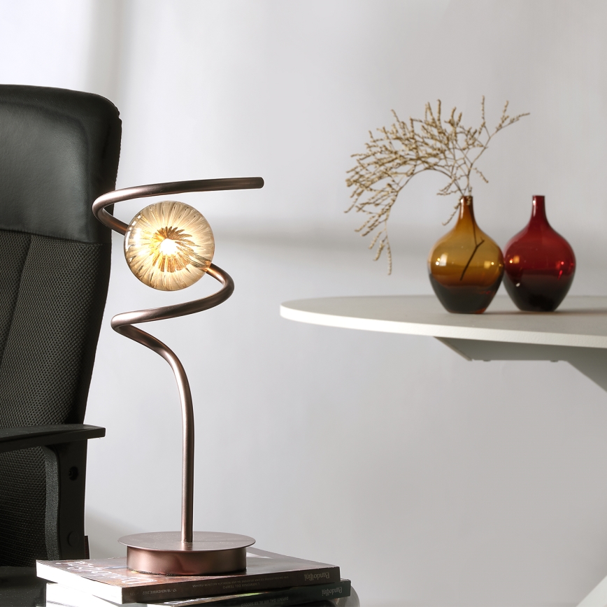 ONLI - Lampe de table FRIDA 1xG9/10W/230V 42 cm cuivre