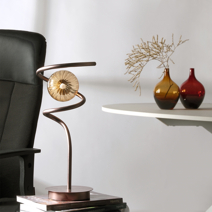 ONLI - Lampe de table FRIDA 1xG9/10W/230V 42 cm cuivre