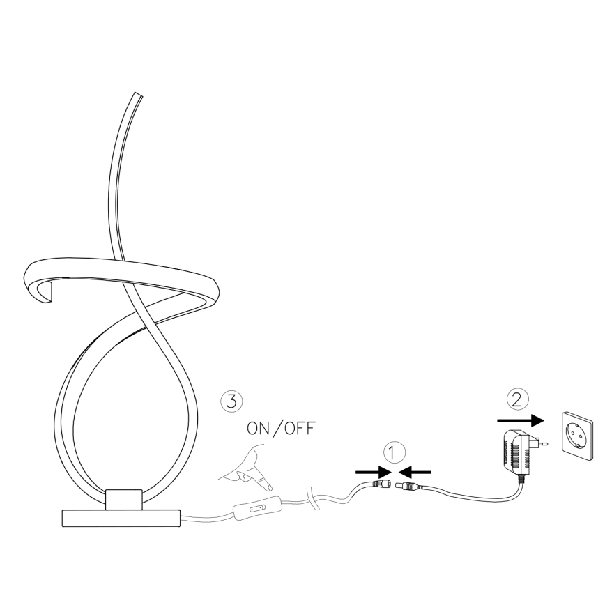 ONLI - Lampe de table KIRA LED/10W/230V 4000K 28 cm doré