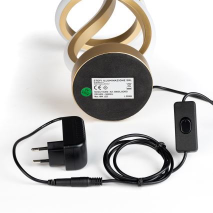 ONLI - Lampe de table KIRA LED/12W/230V 4000K 38,5 cm doré