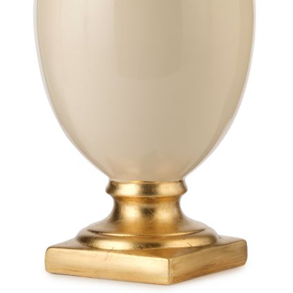 ONLI - Lampe de table MOZART 1xE27/22W/230V beige/doré 75 cm