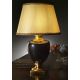 ONLI - Lampe de table MOZART 1xE27/22W/230V noir/doré 75 cm