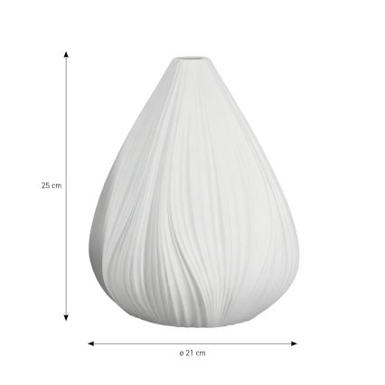 ONLI - Lampe de table NUVIA 1xE14/6W/230V 25 cm blanche