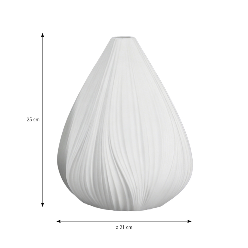 ONLI - Lampe de table NUVIA 1xE14/6W/230V 25 cm blanche
