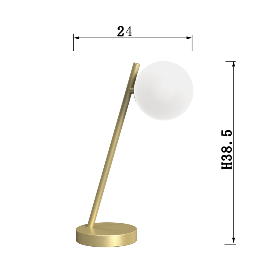 ONLI - Lampe de table PALOMA 1xG9/10W/230V 38,5 cm doré