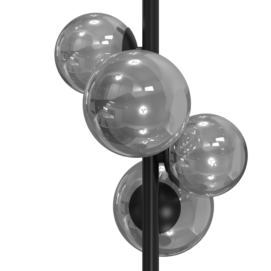 ONLI - Lampe de table PALOMA 4xG9/10W/230V 48 cm noir/fumé