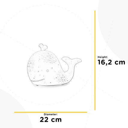 ONLI - Lampe de table PORCELLANA 1xE14/6W/230V 16,2 cm baleine