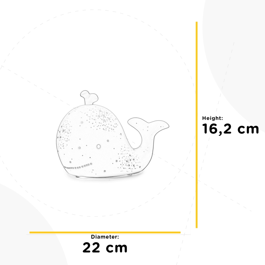 ONLI - Lampe de table PORCELLANA 1xE14/6W/230V 16,2 cm baleine