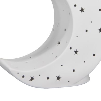ONLI - Lampe de table PORCELLANA 1xE14/6W/230V 21 cm lune