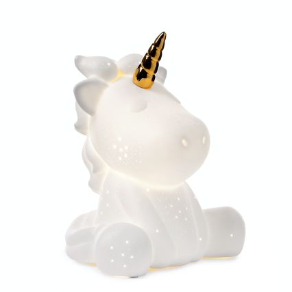 ONLI - Lampe de table PORCELLANA 1xE14/6W/230V 23,5 cm licorne