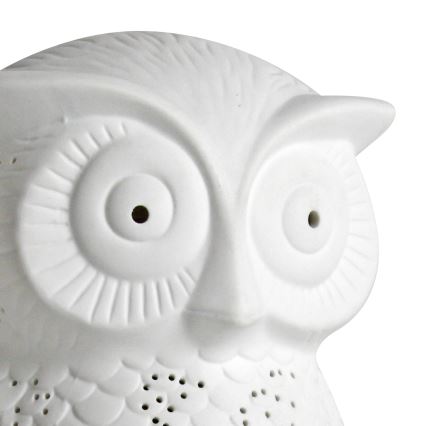 ONLI - Lampe de table PORCELLANA 1xE14/6W/230V 25 cm hibou